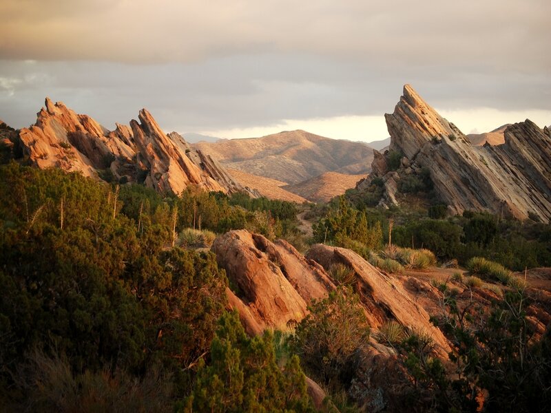 Rock Formations in Desert — Brown, Serene