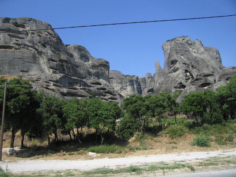Rock Formations in Greece — Blue