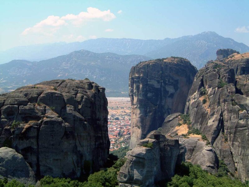 Rock Formations in Greece — Gray, Serene