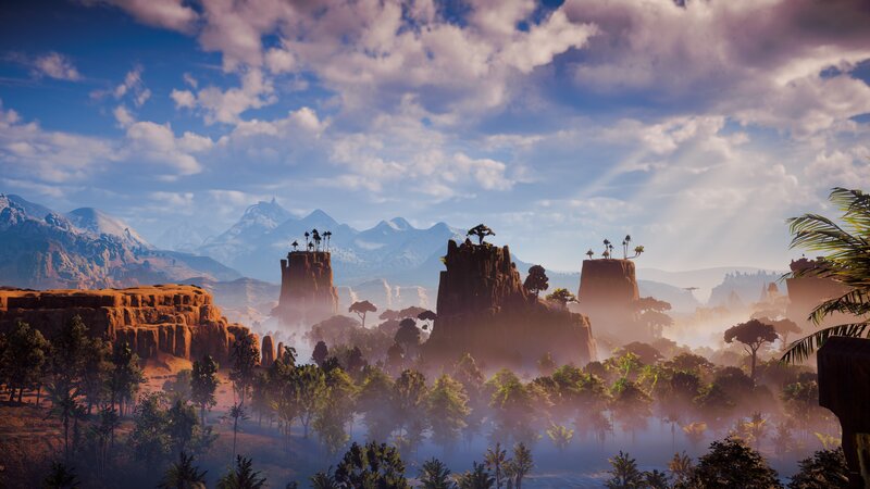 Rock Formations in Jungle