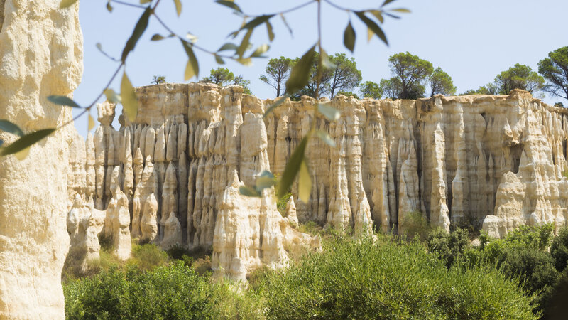 Rock Formations in Landscape — Beige