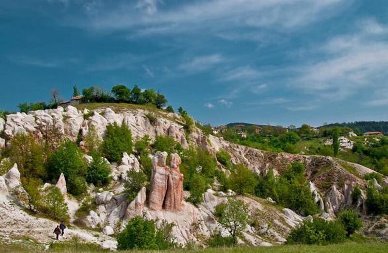 Rock Formations in Landscape