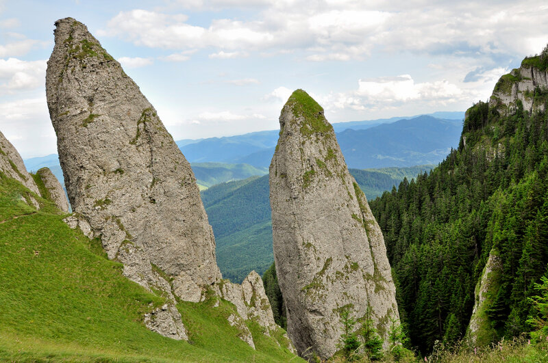 Rock Formations in Mountains