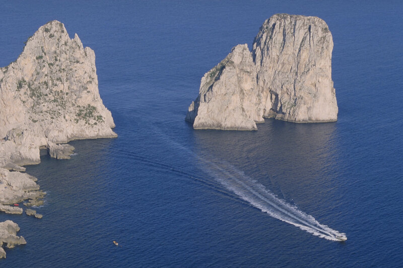 Rock Formations in Sea