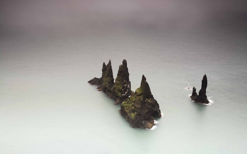 rock formations in the sea