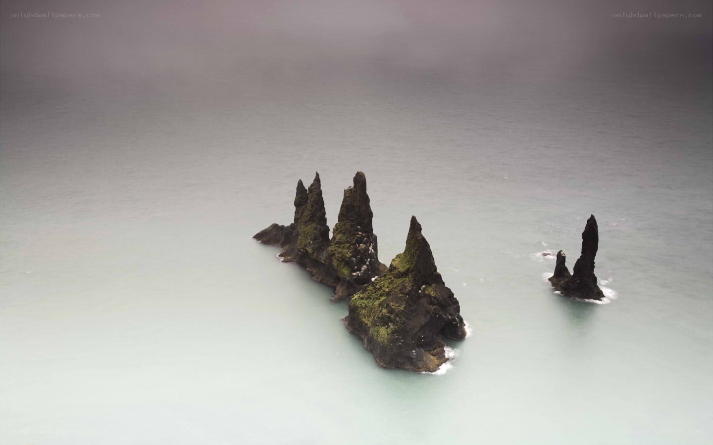 rock formations in the sea