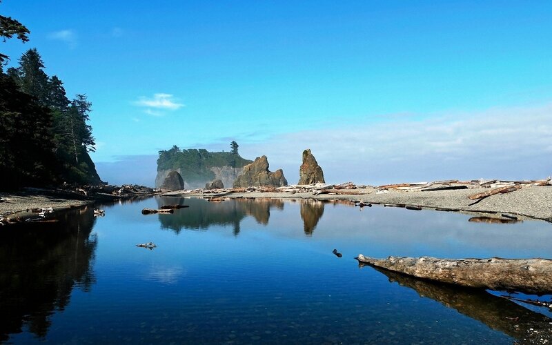 Rock Formations in Tidal Pool