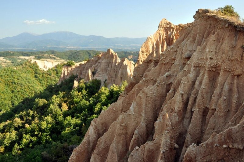 Rock Formations in Valley — Brown, Serene, Afternoon