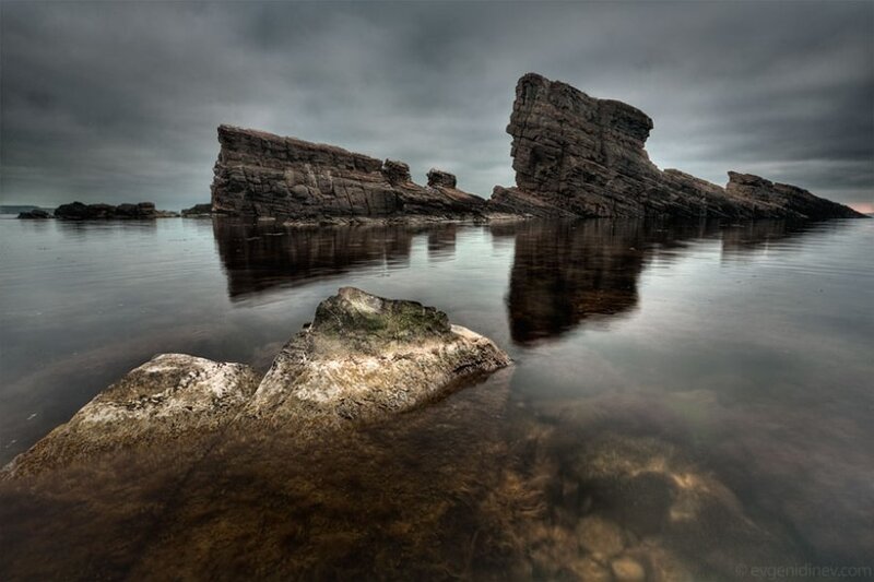 Rock Formations in Water