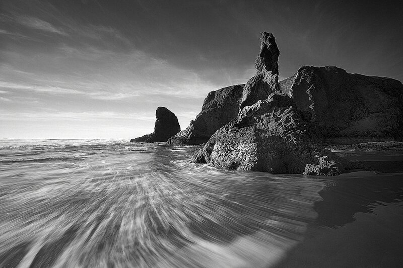 Rock Formations on Beach