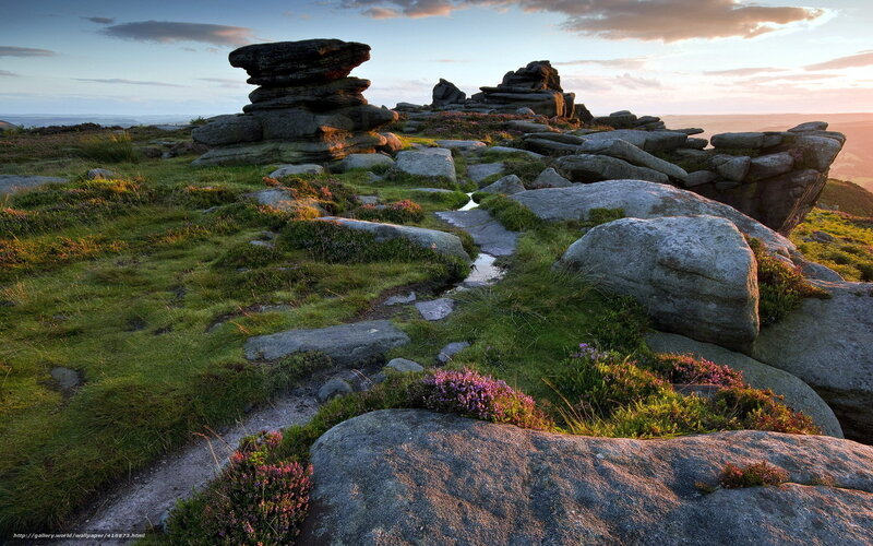 Rock Formations on Moorland