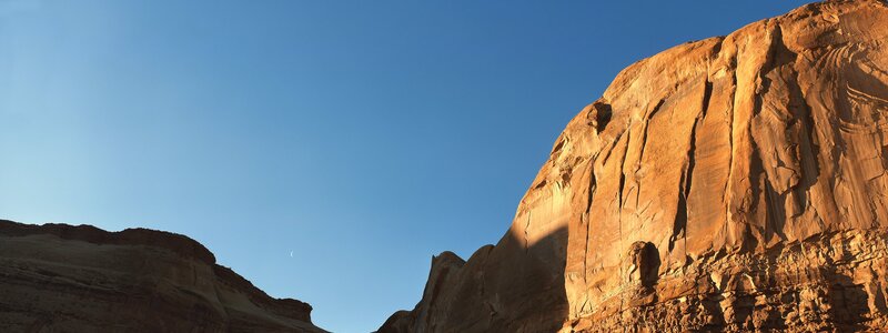 rock formations under clear sky