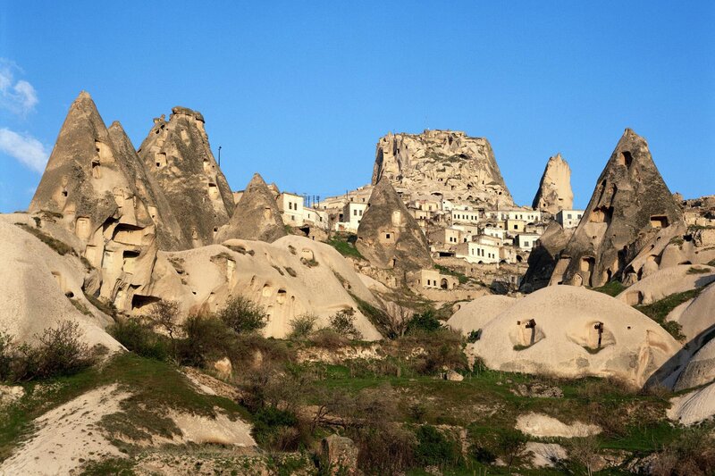 Rock Formations with Cave Dwellings