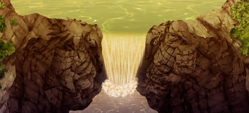 Rock Golem Waterfall
