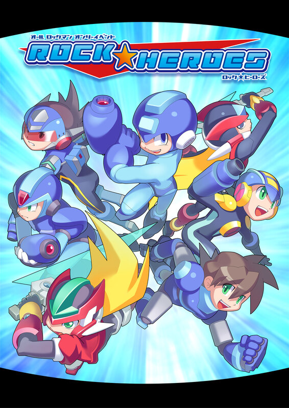Rock Heroes Mega Man characters
