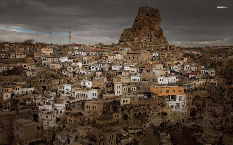 Rock-hewn Town in Cappadocia
