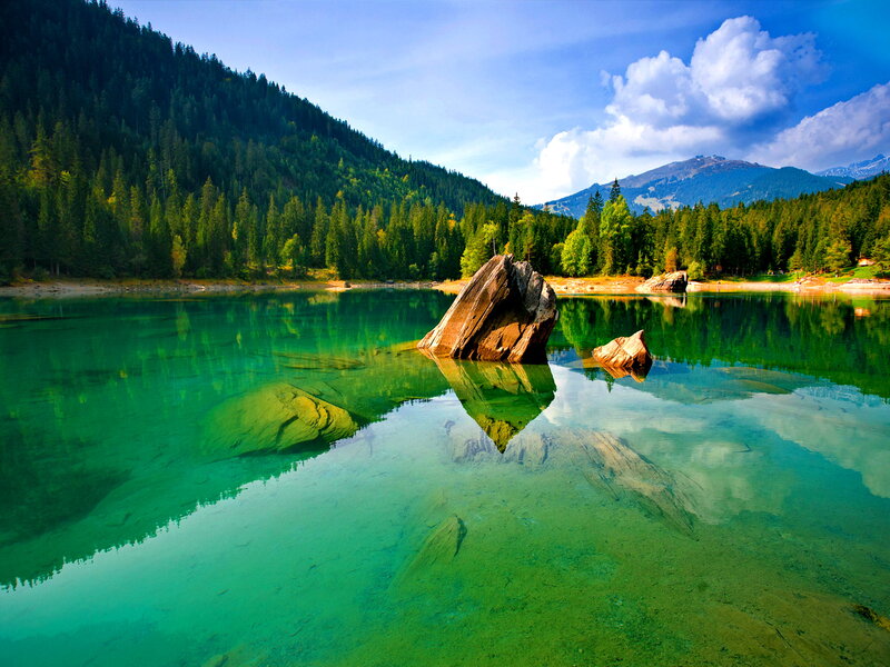 Rock in Clear Lake