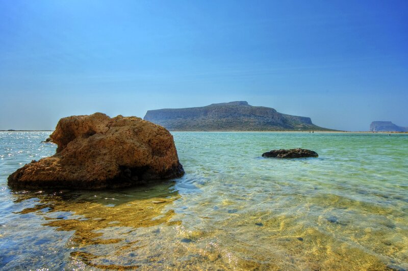 Rock in Clear Water