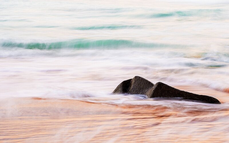 Rock in Ocean Waves
