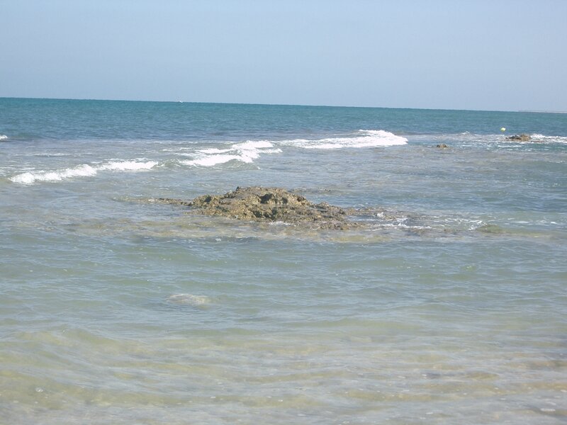Rock in Shallow Water