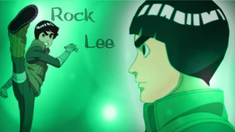Rock Lee anime character art