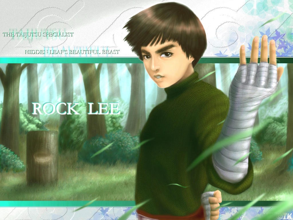 Rock Lee character art