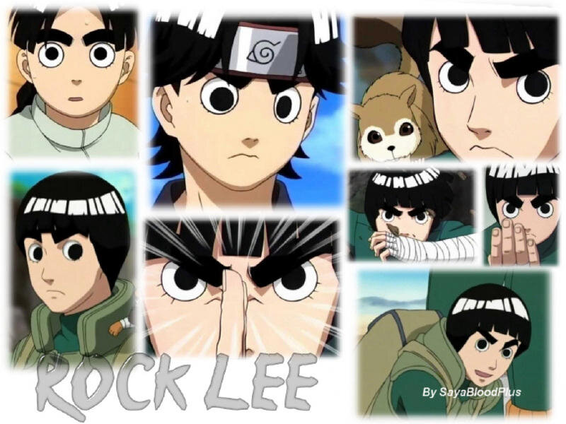 Rock Lee collage
