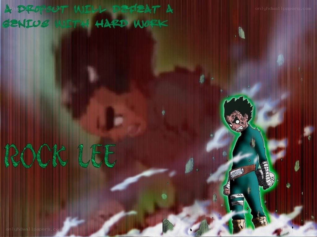Rock Lee in action