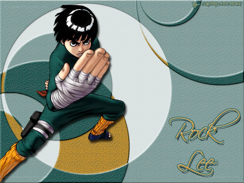 Rock Lee in action pose