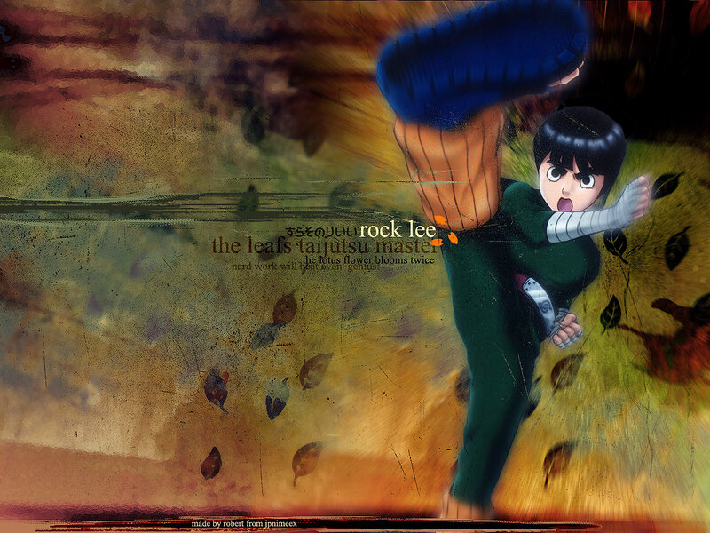 Rock Lee in action