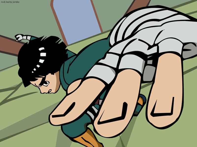 rock lee logo art