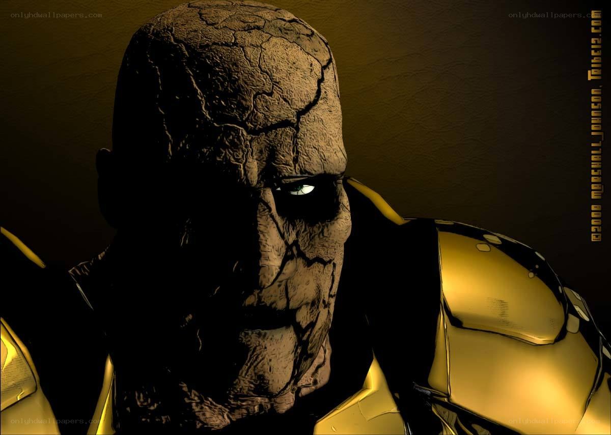 rock-like alien with glowing eye