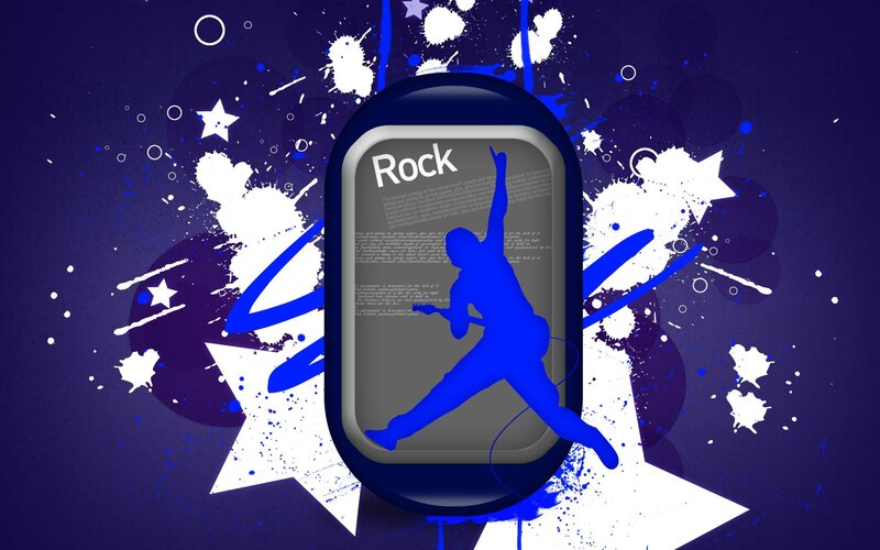 rock music digital art