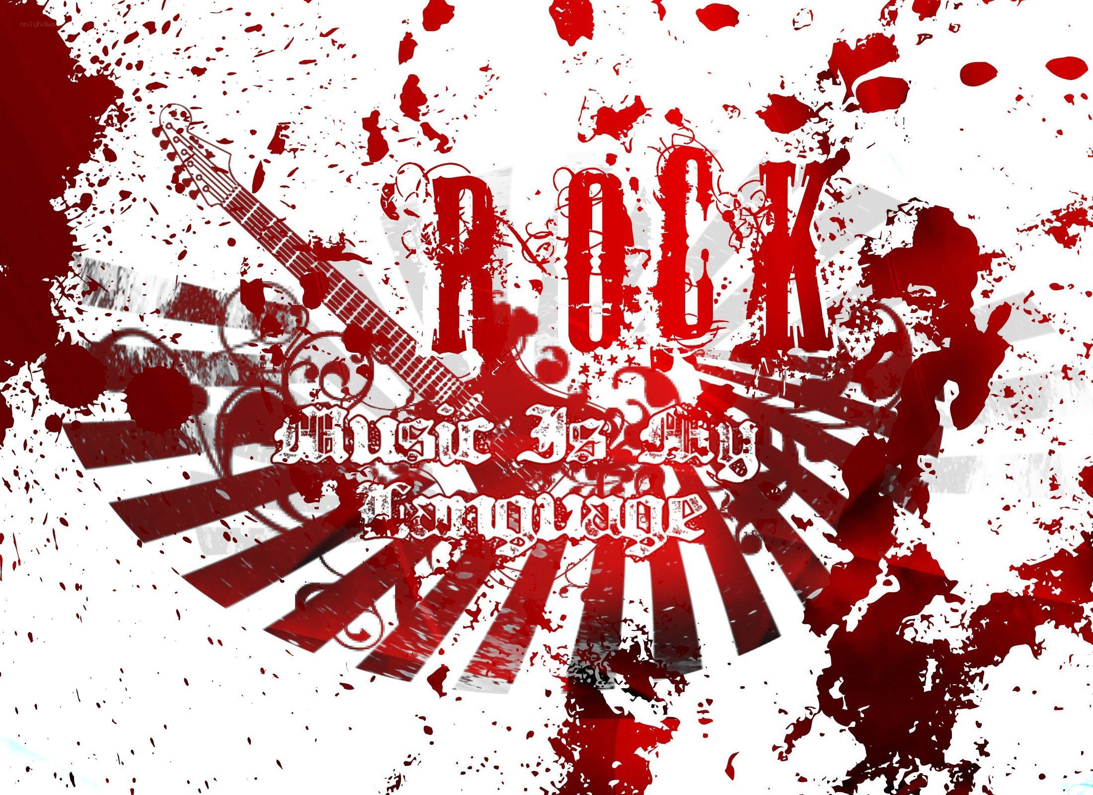 rock music graphic design