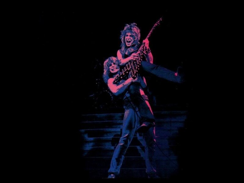 Rock Musicians on Stage