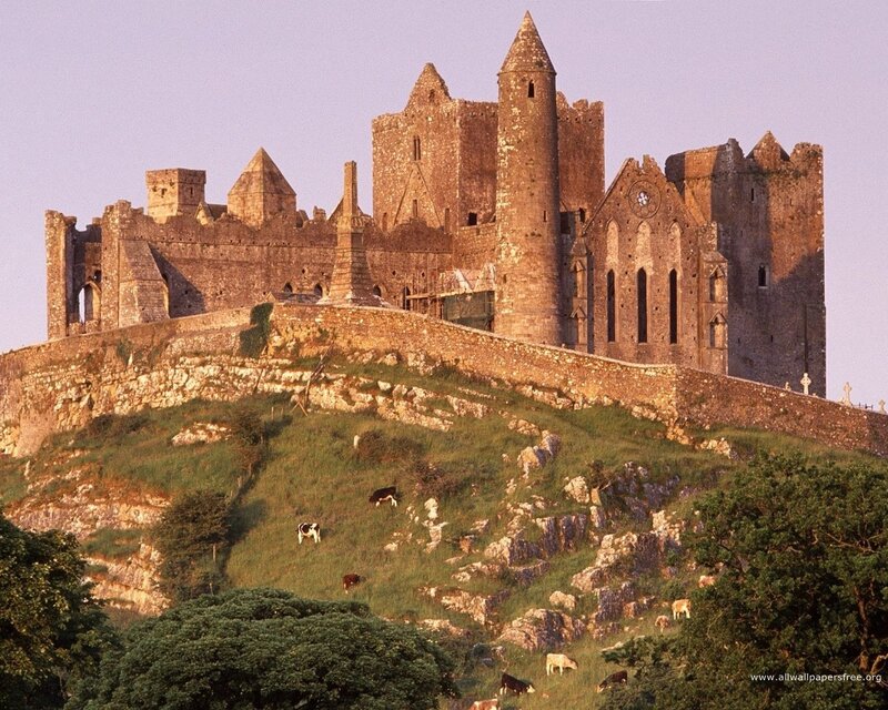 Rock of Cashel at sunset