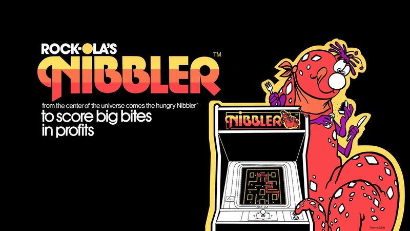 Rock-ola's Nibbler arcade game