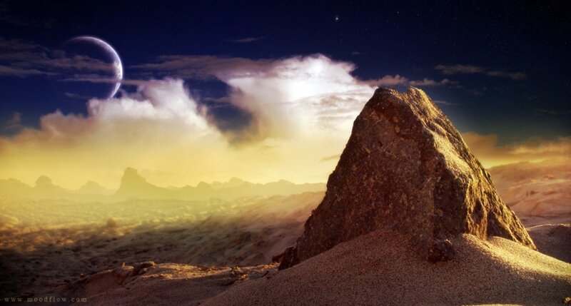Rock on Alien Planet
