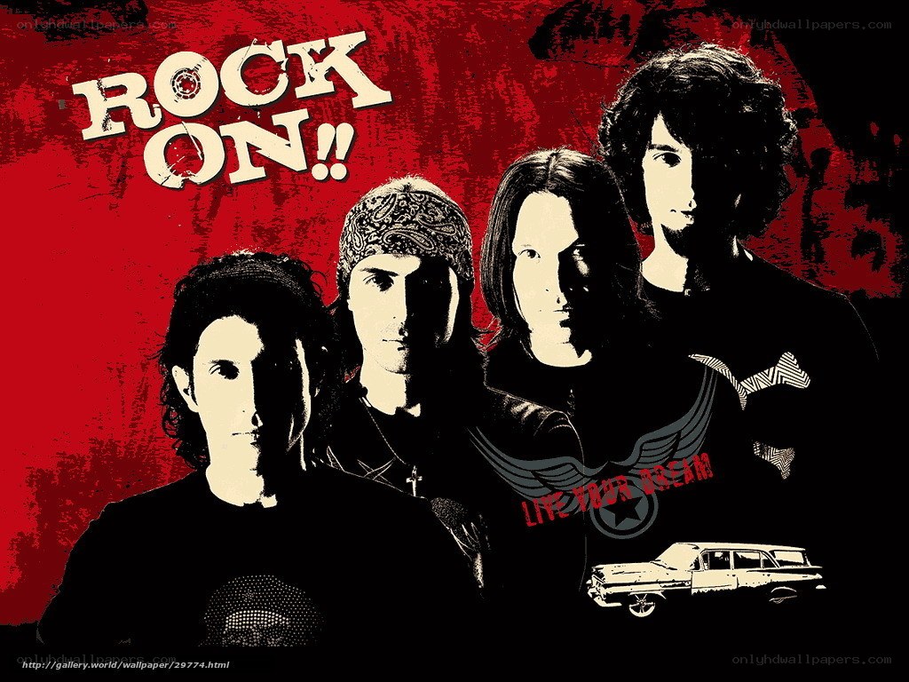 Rock On band poster