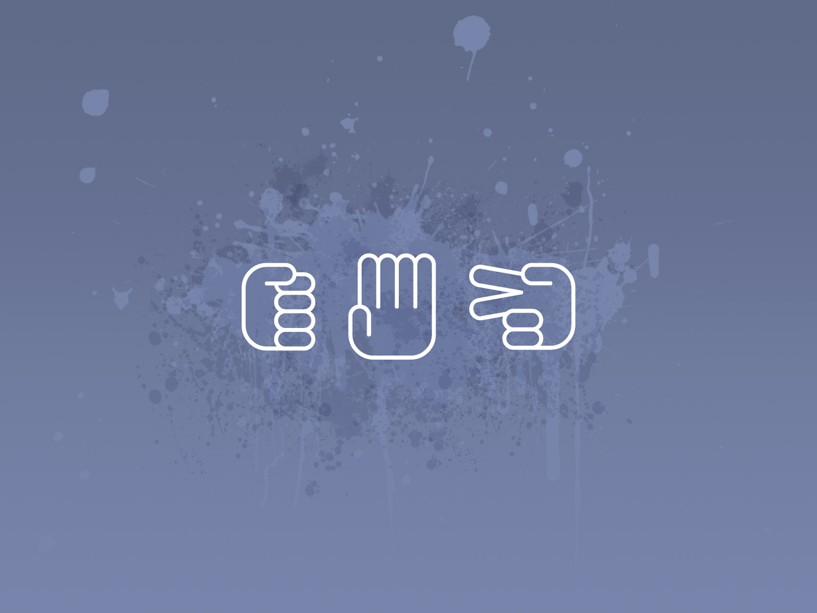 rock paper scissors icons