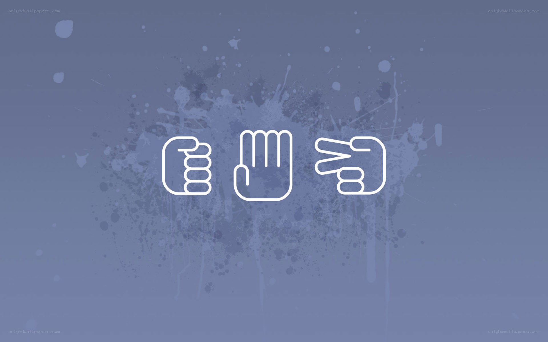 rock paper scissors icons
