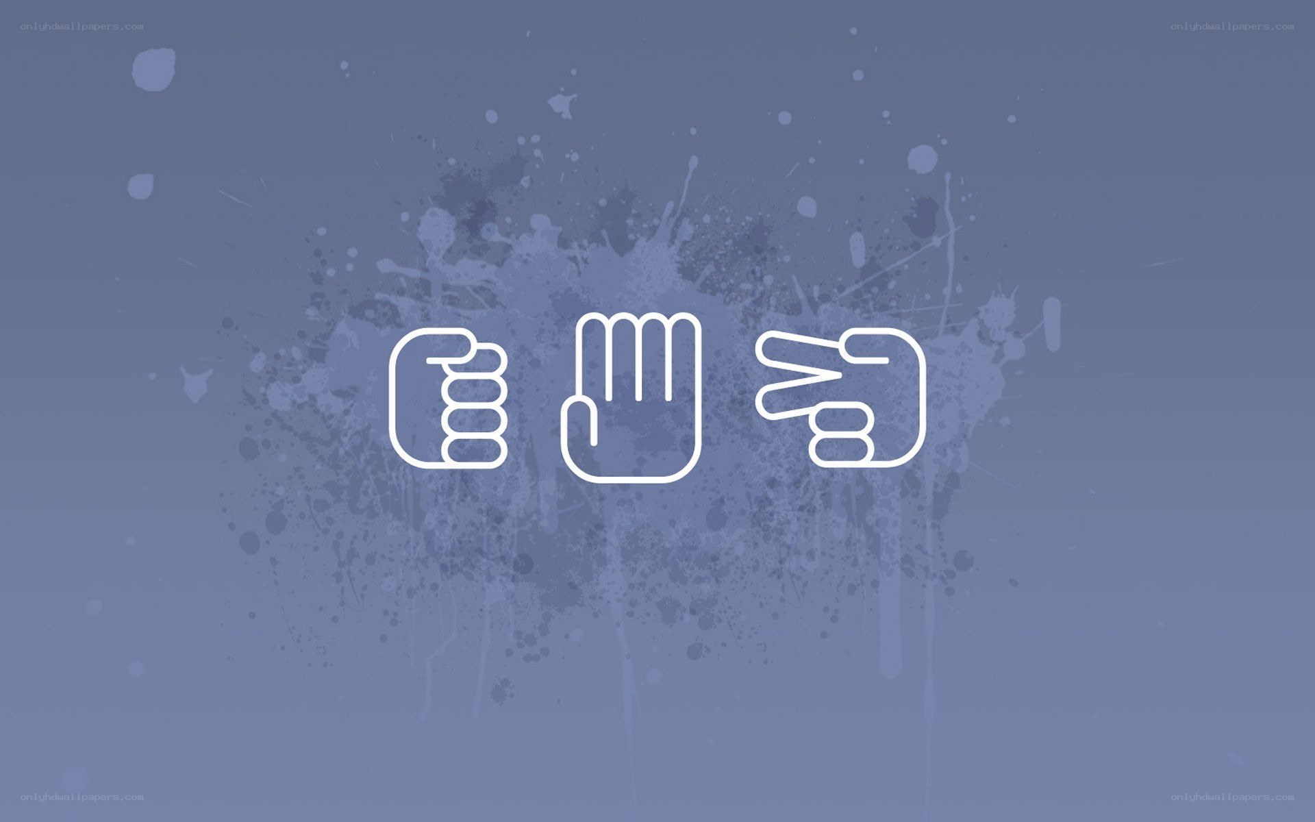 rock paper scissors icons