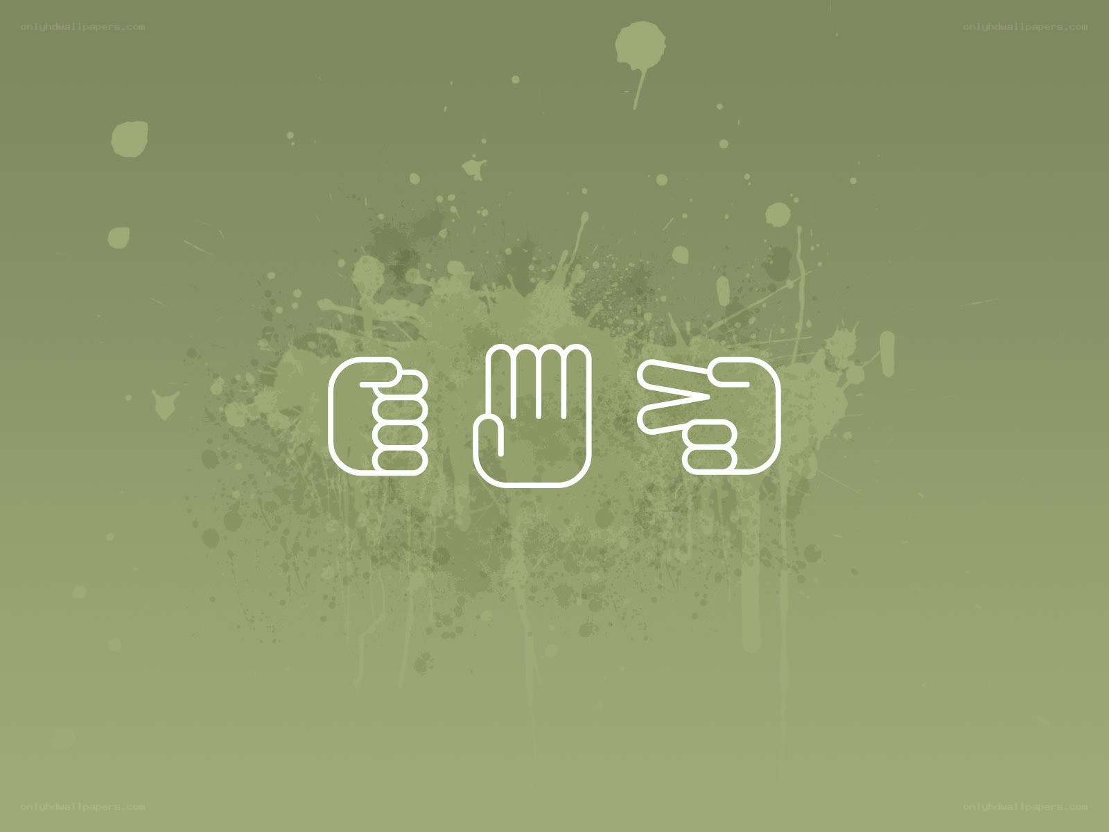 rock paper scissors icons