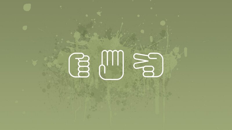 rock paper scissors icons