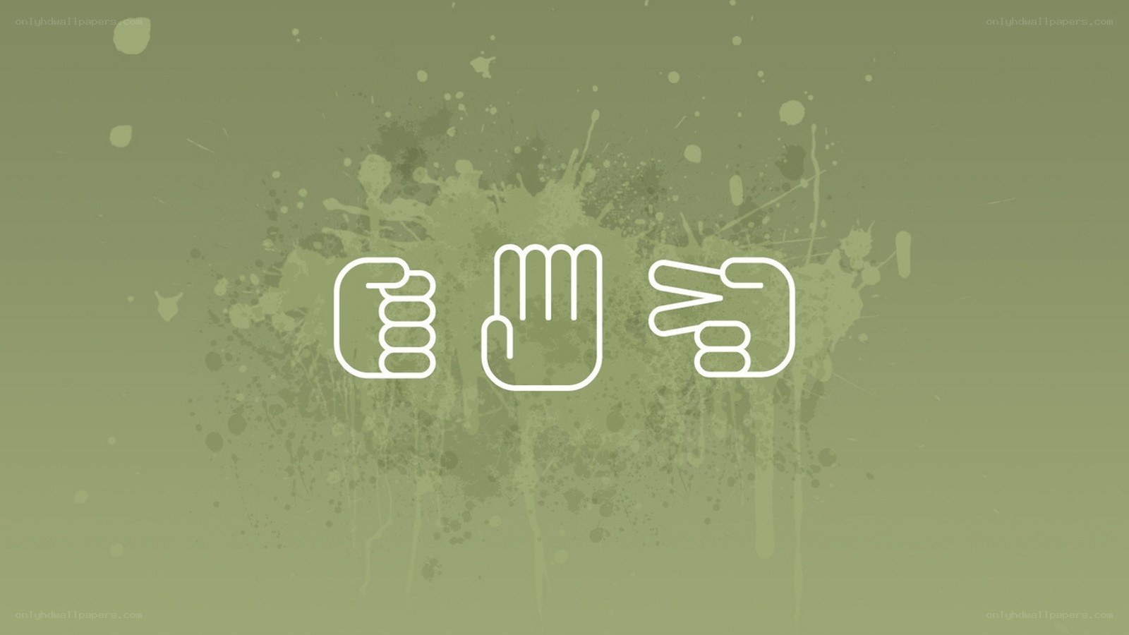 rock paper scissors icons