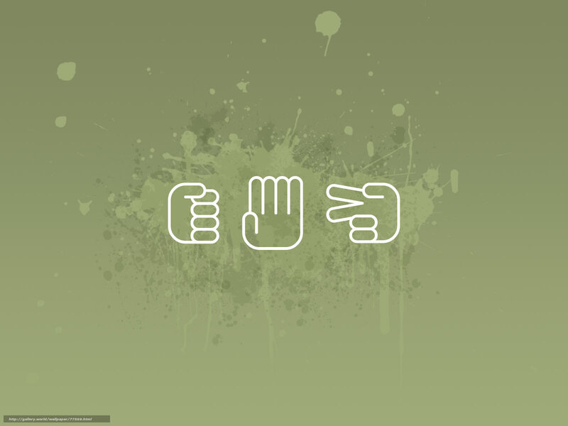 rock paper scissors icons