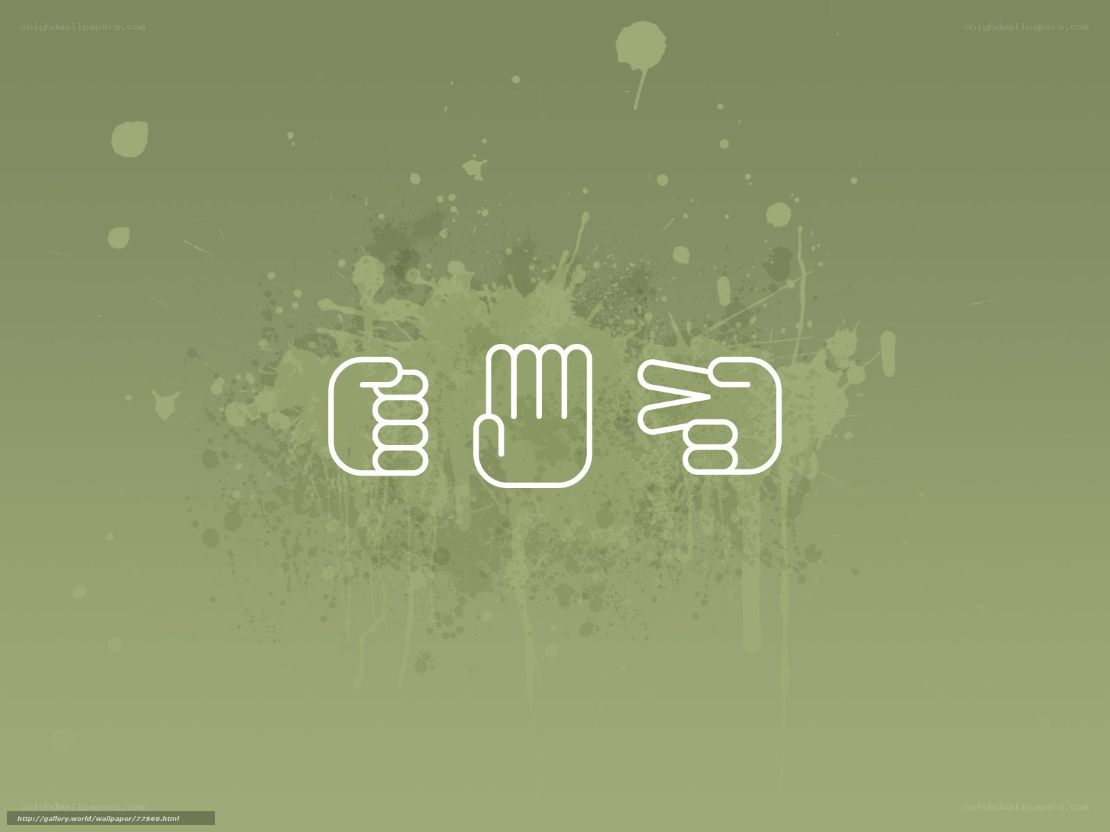 rock paper scissors icons