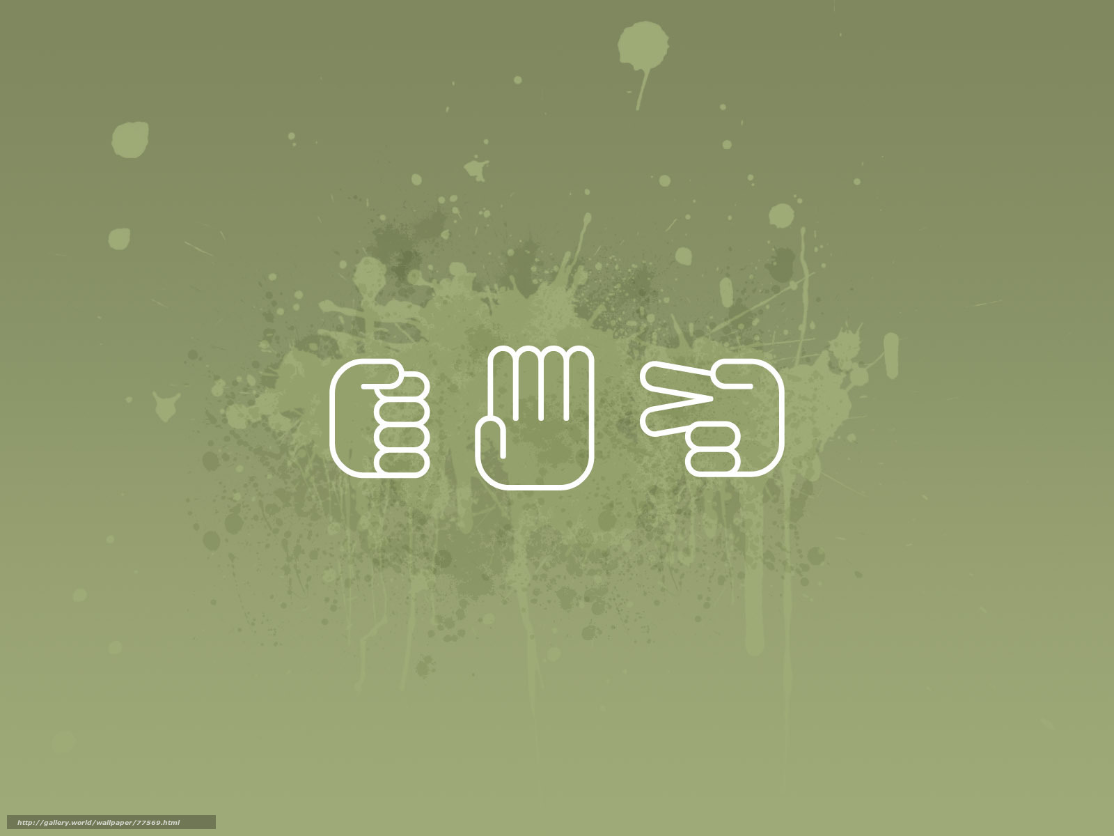 rock paper scissors icons