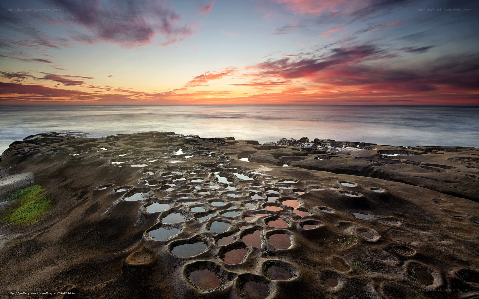 Rock Pools at Sunset