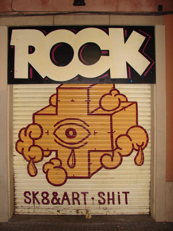 Rock shop graffiti art